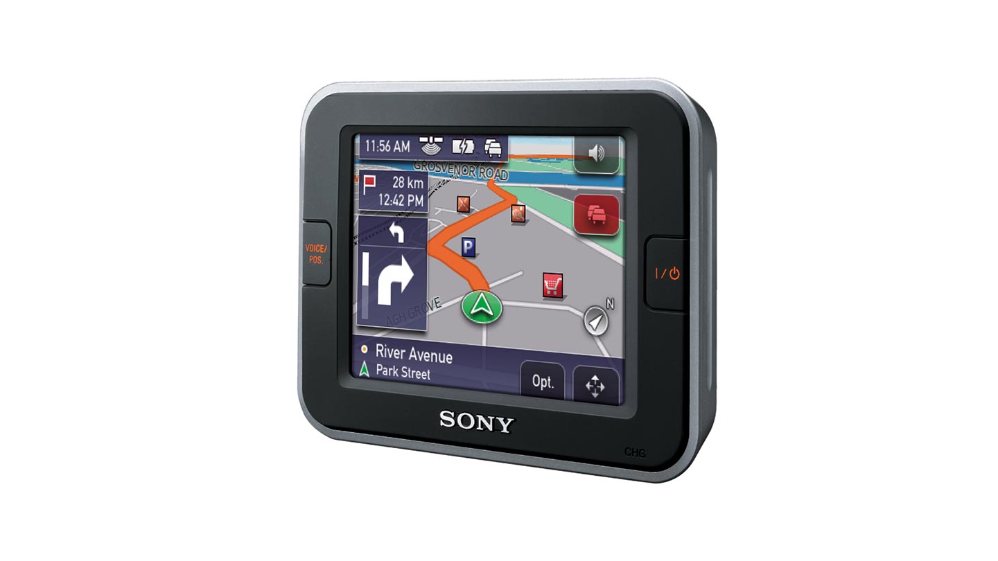 A smaller Sony navigation device with the new user interface